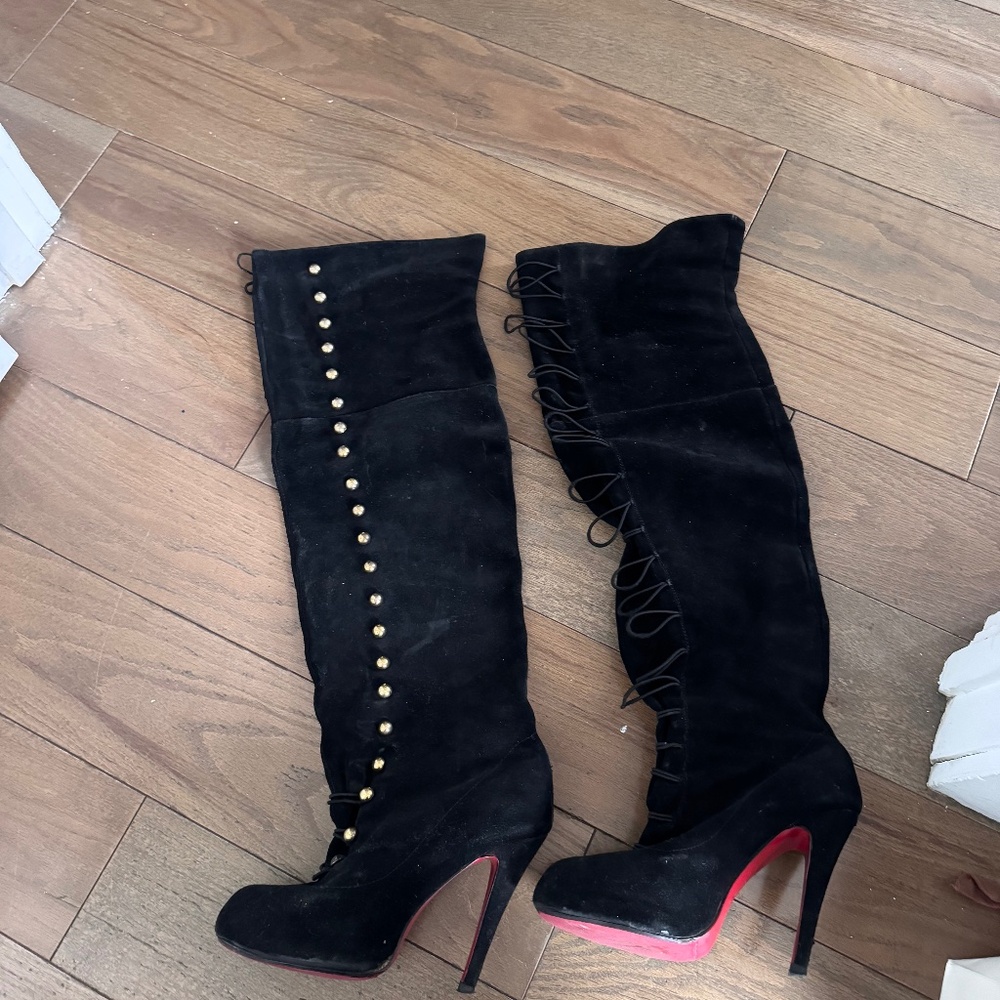 Christian Louboutin Knee High Boots